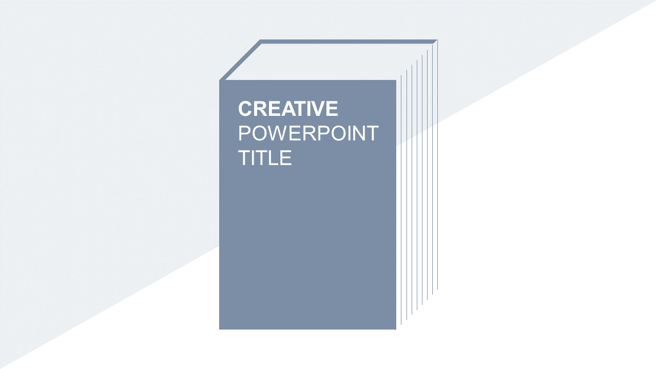 Minimal Book Cover PowerPoint Templates PowerPoint Free