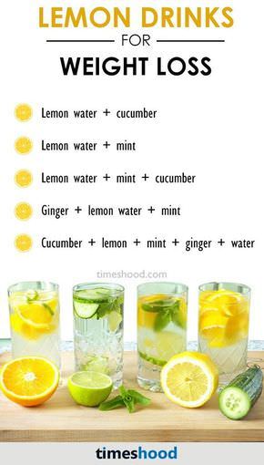 5 Lemon Drinks for Weight Loss
