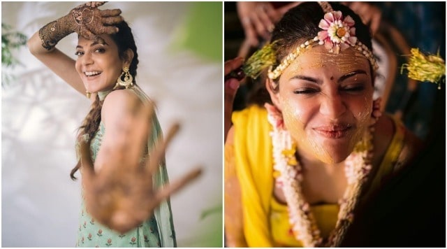Kajal Aggarwal's Pre-wedding Festivities Begun As She Showcases Mehendi. Inside Pics Of Haldi Ceremony...