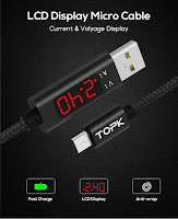 Micro USB Cable with Display