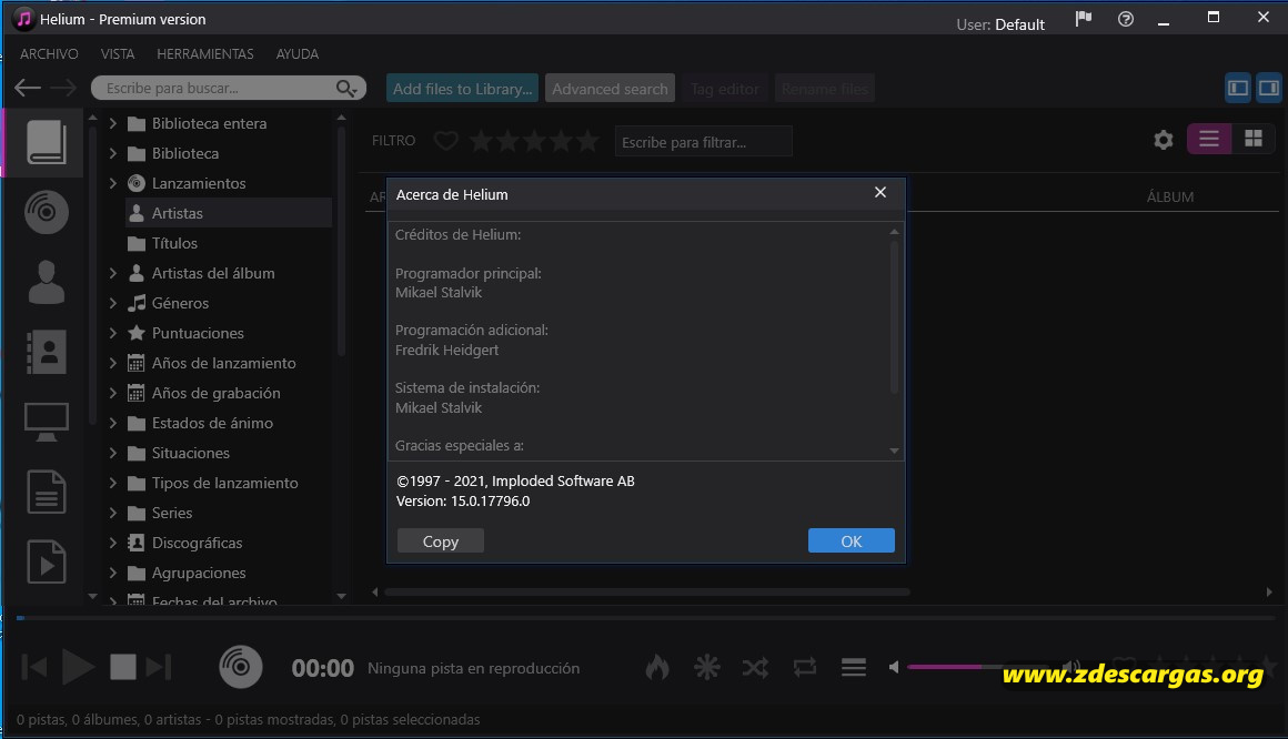 Helium Music Manager Full Español