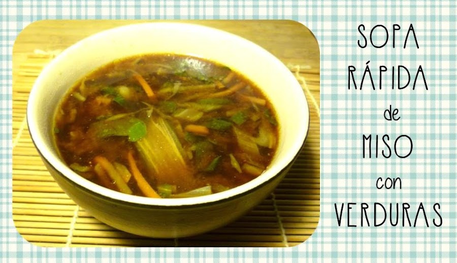 sopa rápida de miso