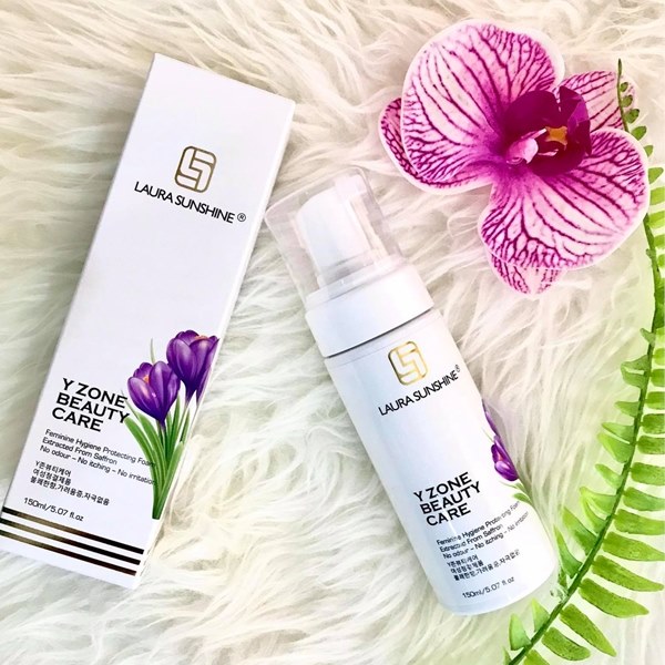 Bọt vệ sinh phụ nữ chiết xuất từ Nhụy hoa nghệ tây Saffon Y Zone Beauty Care Laura Sunshine Nhật Kim Anh 150ml 8 6262843a1c7fc