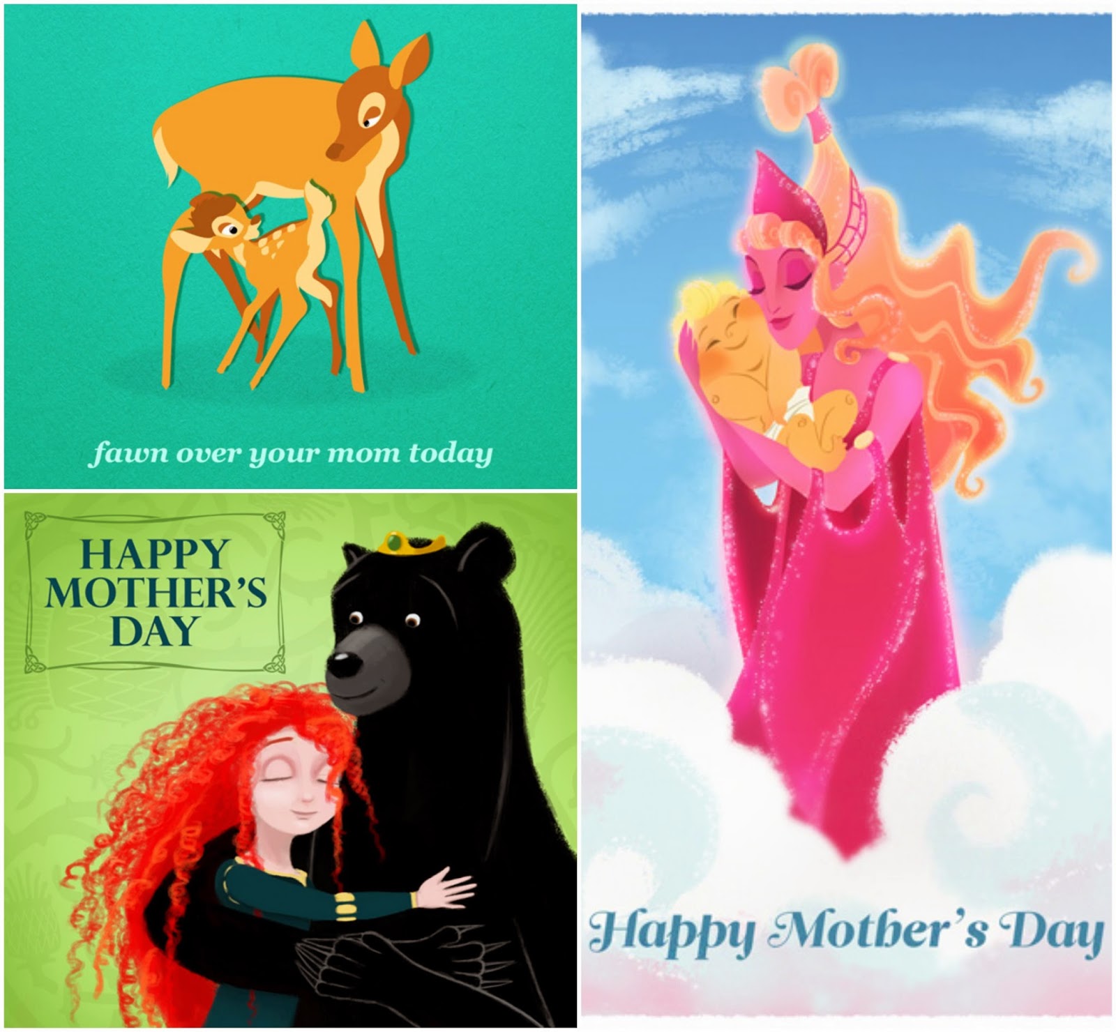 Disney Sisters In Honor of Mother's Day Disney Cards to Share with