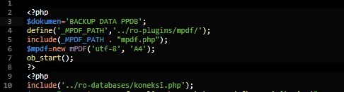 mPDF error