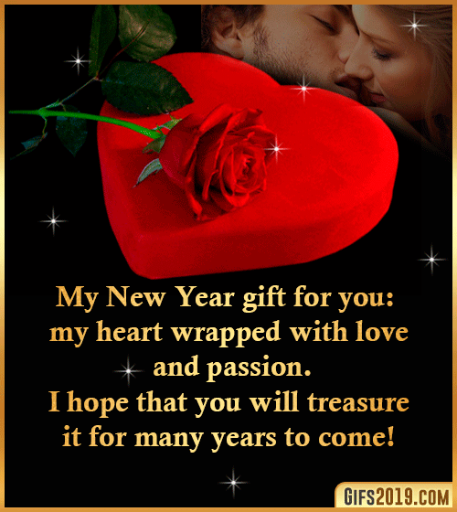 happy new year messag to my love