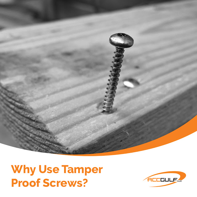 Why use tamper proof screws