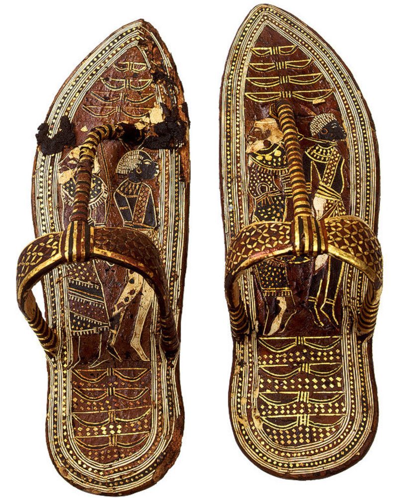 Egyptian Pharaoh Tutankhamun's 3,300 Year Old Sandals ~ Vintage Everyday