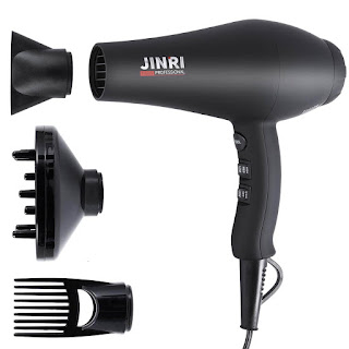 Professional Salon Infrared Hair Dryer,Light Weight Hair Blow Dryer with Diffuser,(Black)(Best Hair Dryer, Best Blow Drye)