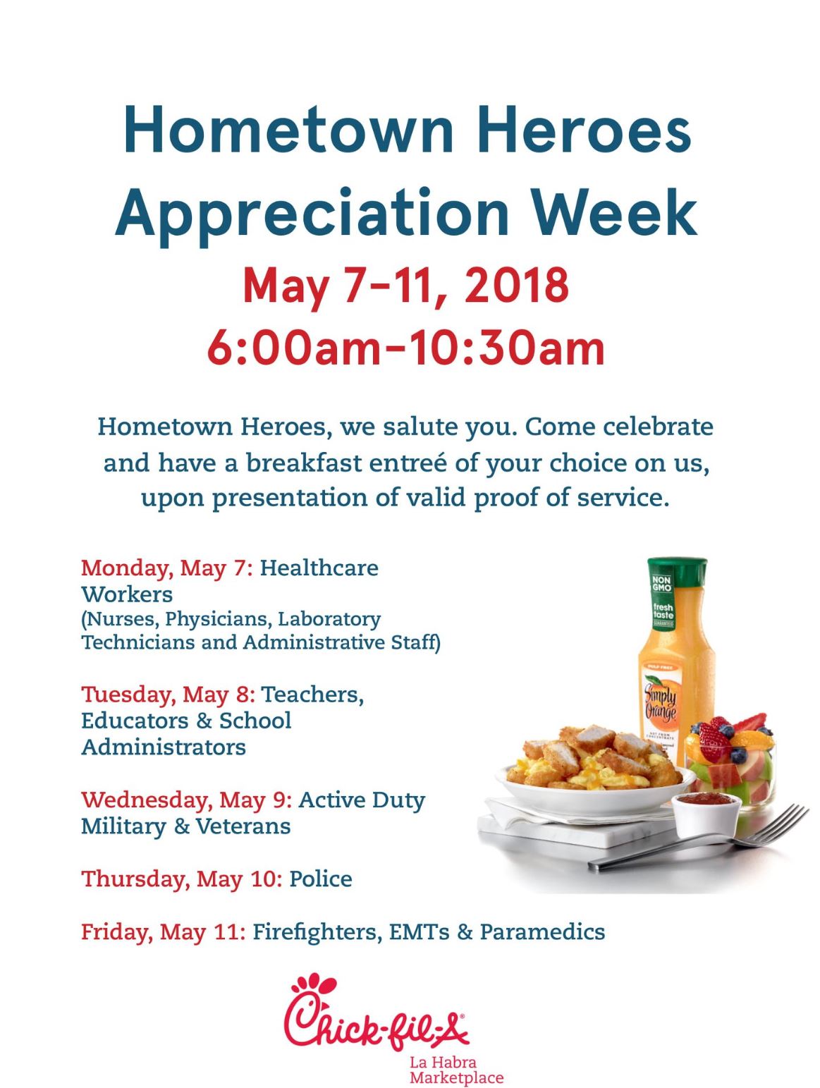 May 8 Free ChickfilA, Chipotle and Raising Canes For Teacher Appreciation Day