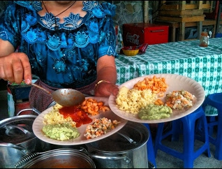 Guatemala, lunch fare