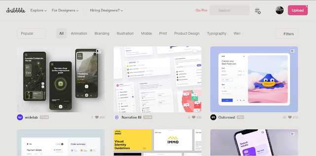 9 situs  inspirasi Keren bagi Designer dan UI/UX