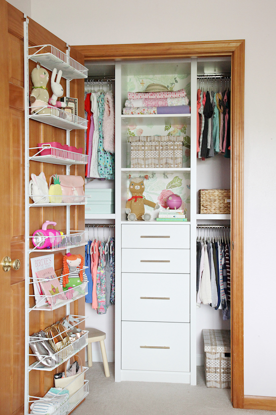 Women's Small Closet with Drawers
