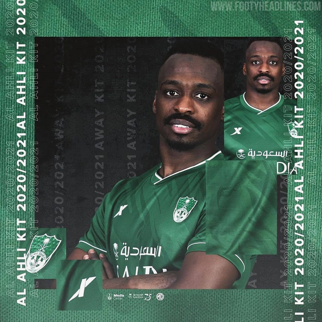 No More Puma / Lion - Xtep Al Ahli Saudi 20-21 Home & Away Kits ...