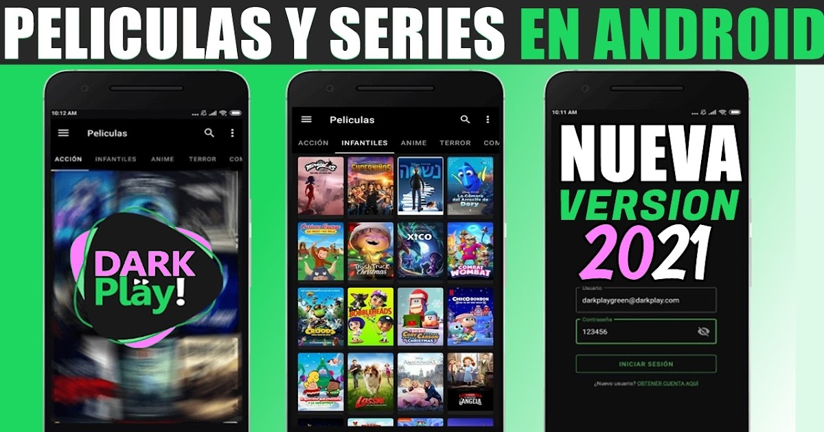 Como Instalar DARK PLAY GREEN en ANDROID + PELÍCULAS Y SERIES (NUEVA