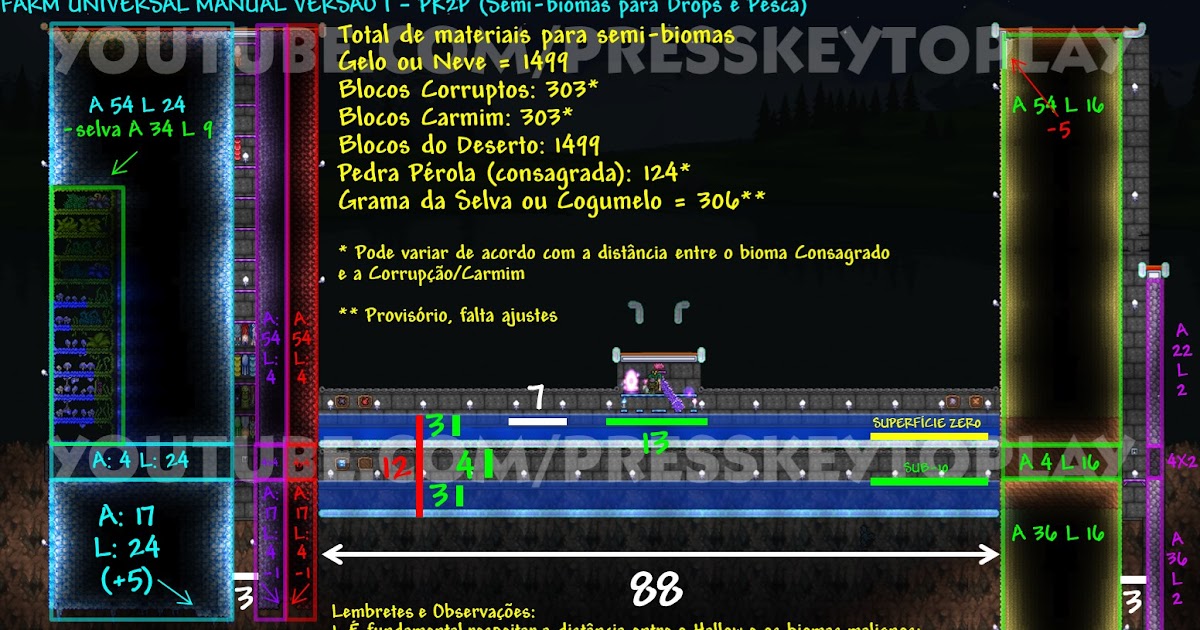 Press Key to Play Canal  - Novo vídeo de Terraria Extremo