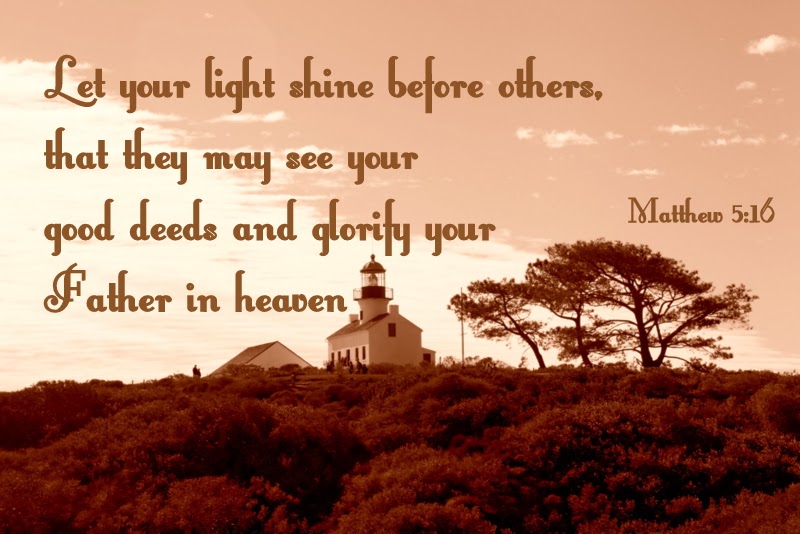 Let your light shine before others