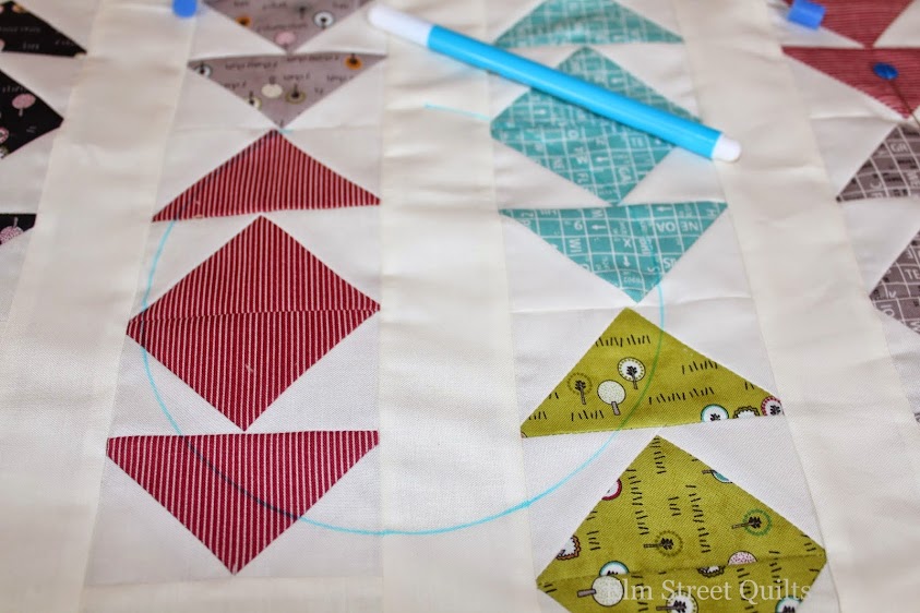 Tutorial Spiral or circular quilting Elm Street Quilts