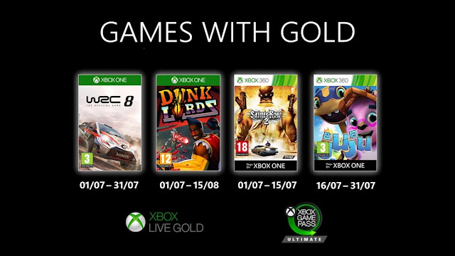الكشف عن قائمة الألعاب المجانية القادمة لمشتركي خدمة Xbox Live في شهر يوليو 2020
