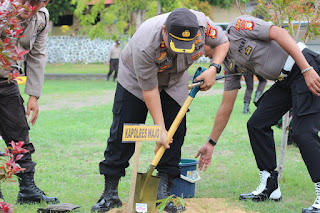 Kapolres Wajo Bersama Forkopimda Gelar Penanaman 1.000 Pohon