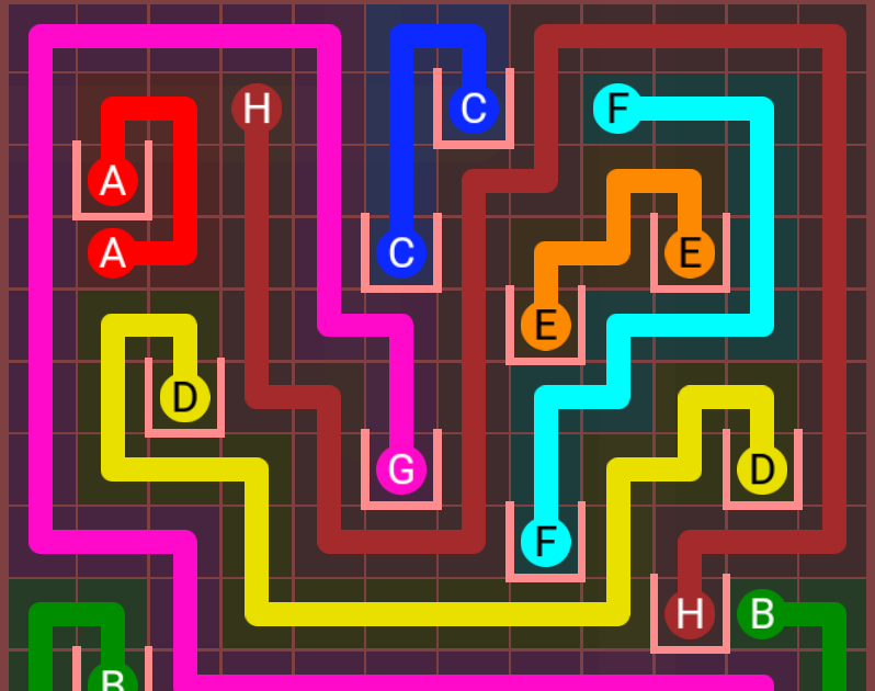 Puzzle Game Solutions Flow Free Pockets Pack Level 148 (12x12