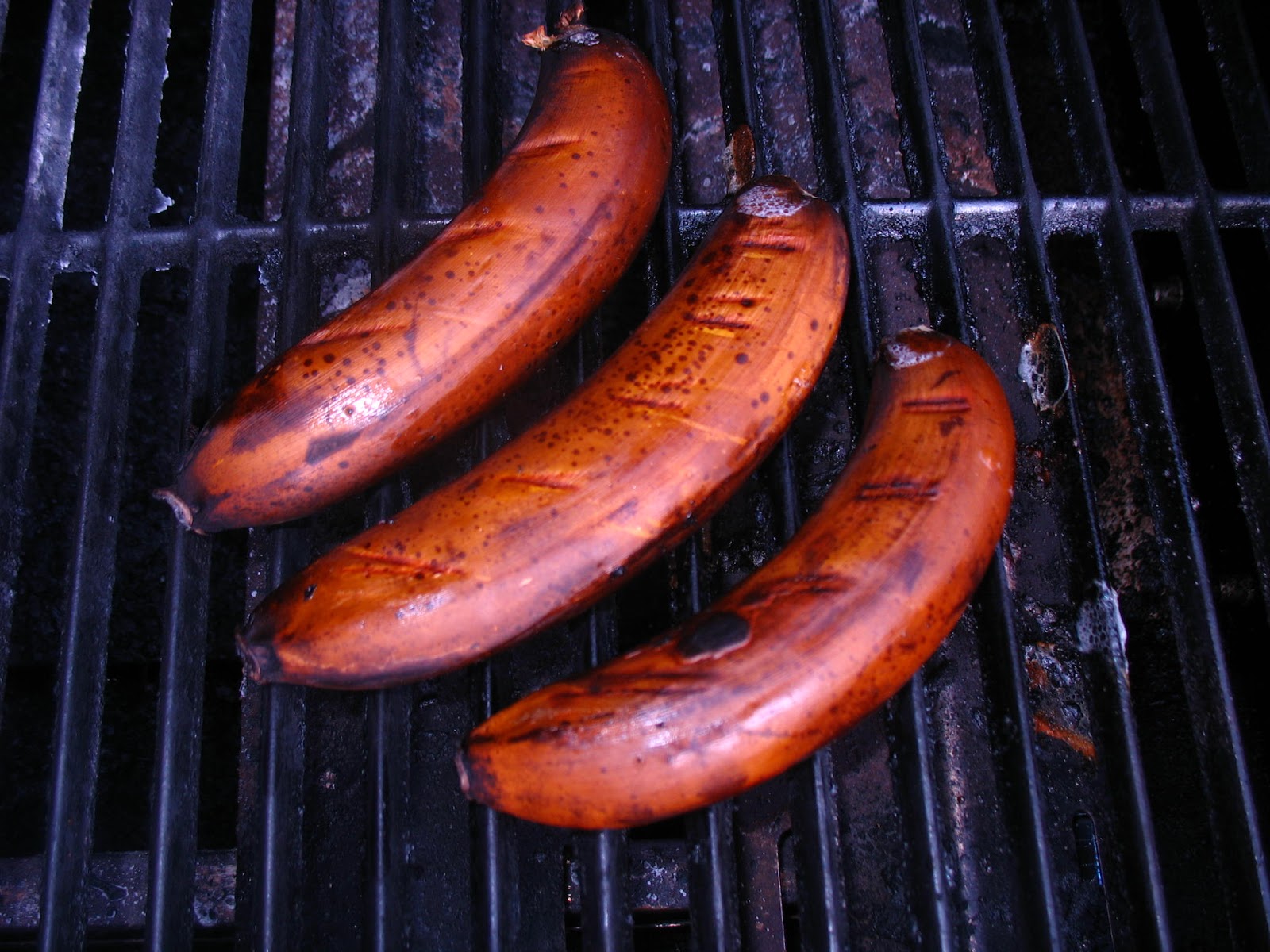 Bananas on the barbecue