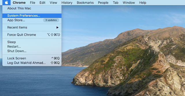 System Preferences System Preferences Menghubungkan AirPods ke MacBook