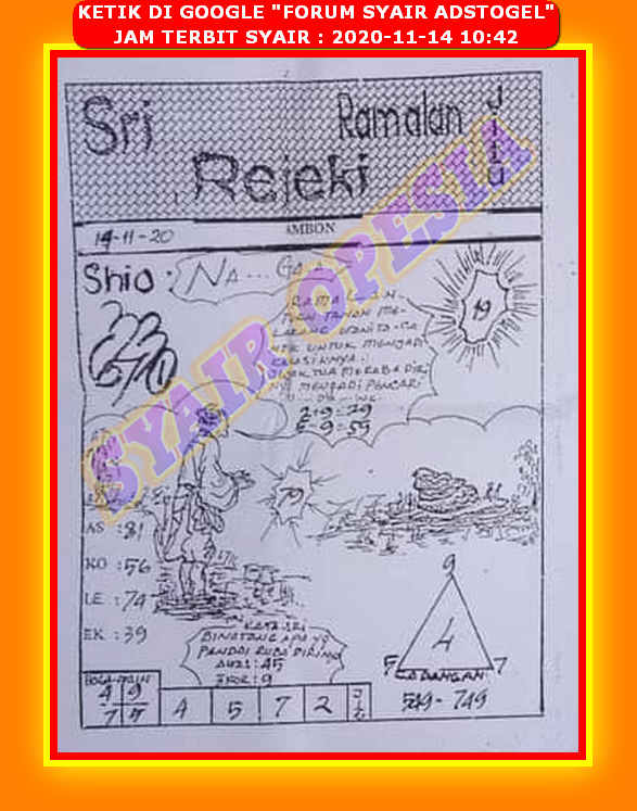 ൊ Syair opesia sgp 14 november 2021 