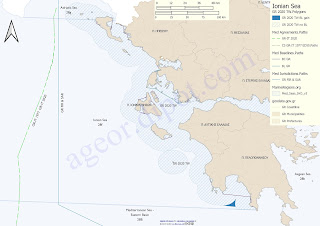 Ιόνιο Πέλαγος (χάρτης)