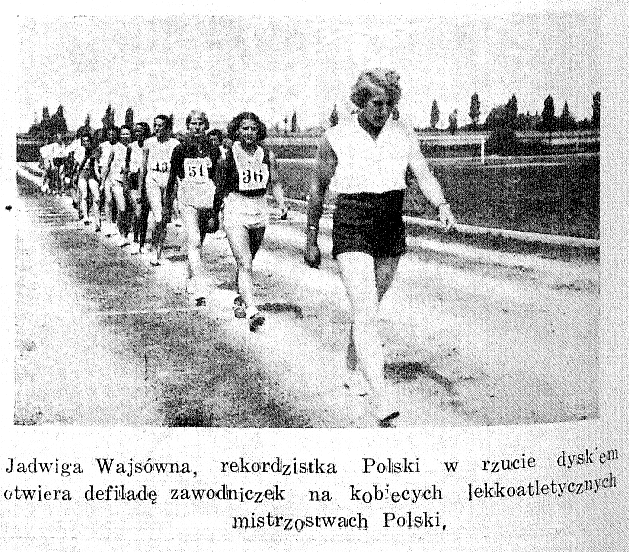 baedeker łódzki Rekordzistka Jadwiga Wajsówna