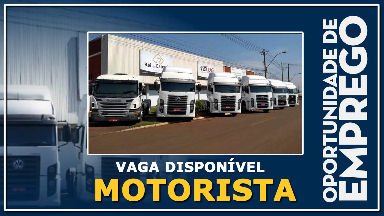 vaga para motorista