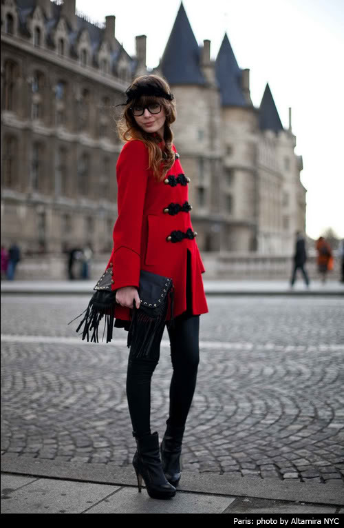Red military coats and jackets Blecharczyk Karolina