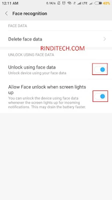 Cara Menggunakan Face ID Recognition di HP Xiaomi (Unlock smartphone dengan Wajah)