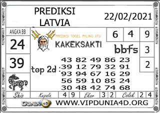 Prediksi Togel LATVIA DUNIA4D 22 FEBRUARI 2021 Prediksi Togel LATVIA DUNIA4D 22 FEBRUARI 2021