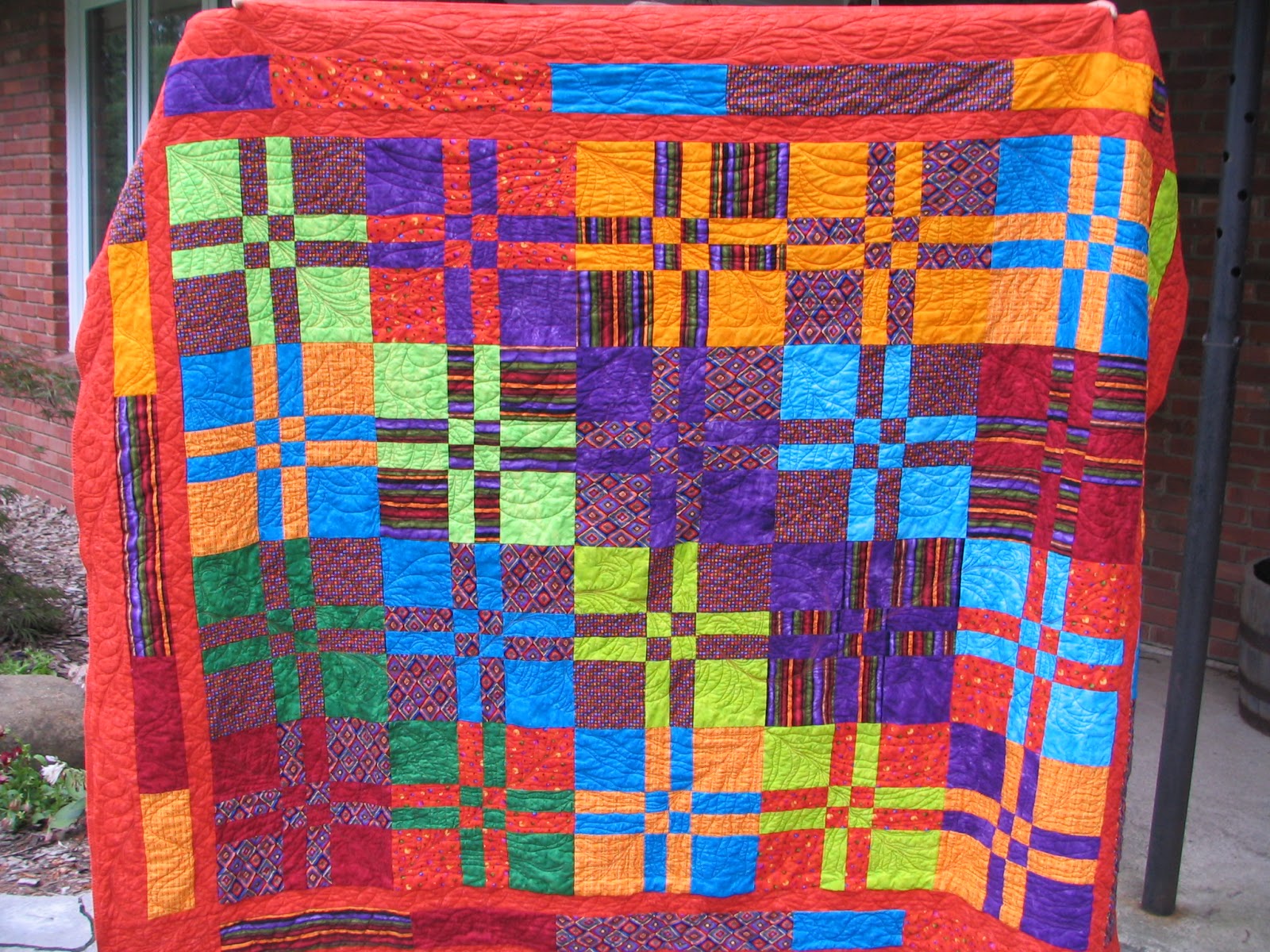 Disappearing 4 Patch Healing Quilt