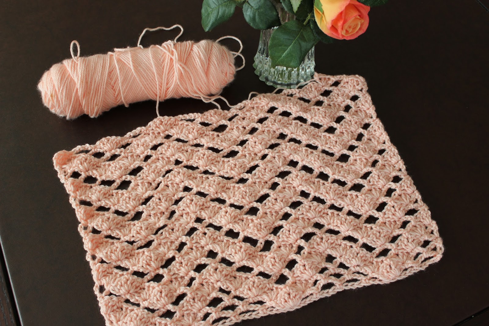 Lacy Crochet: Lacy Ripple Crochet Stitch
