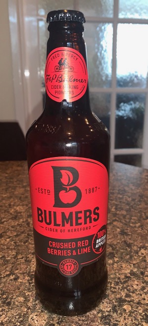 FOODSTUFF Bulmers Crushed Red Berries & Lime Cider (Co-Op) By @SpectreUK