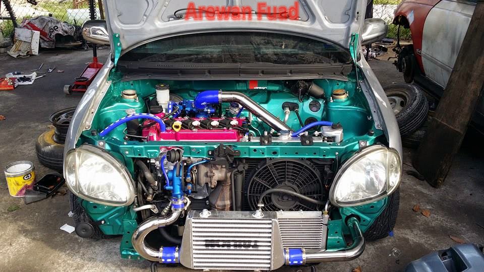 My friend kelisa with k3vet engine Kei Throttle