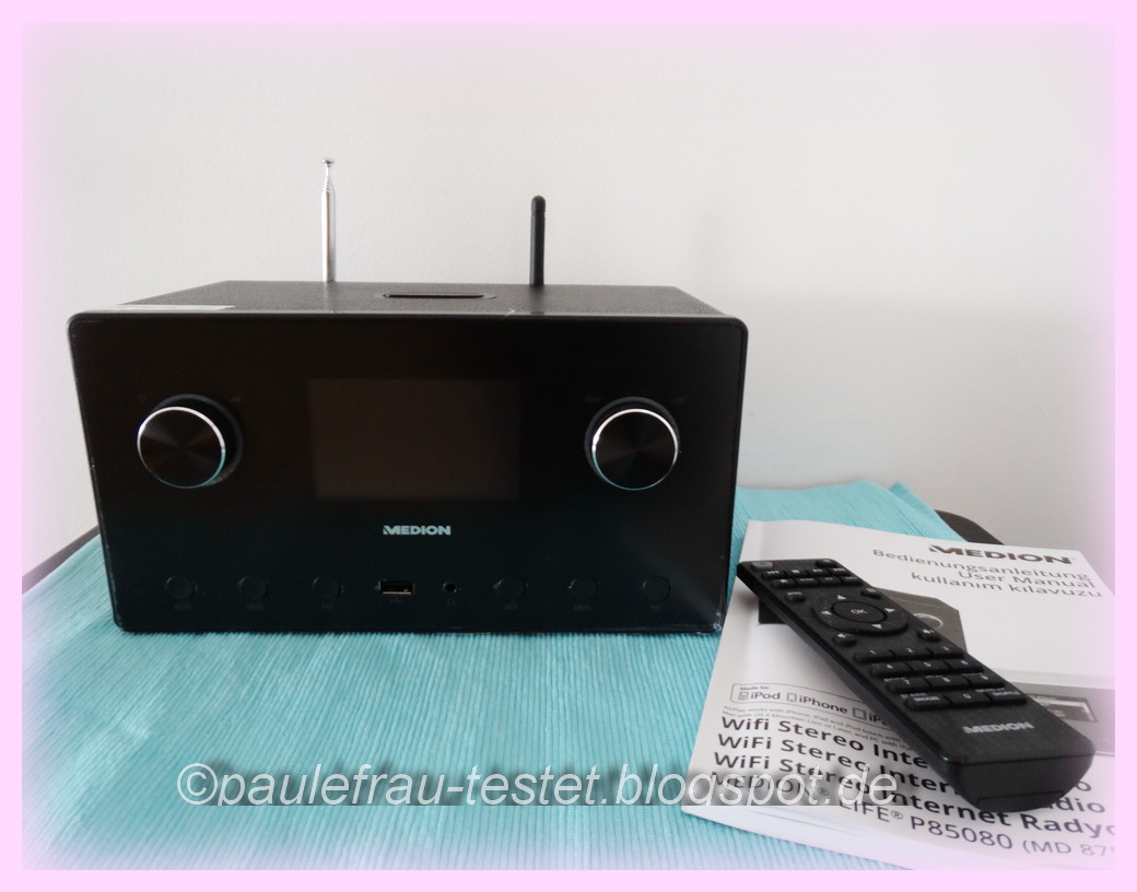 Paulefrau´s Testblog: MEDION® WLAN Stereo Internet-Radio - der erste