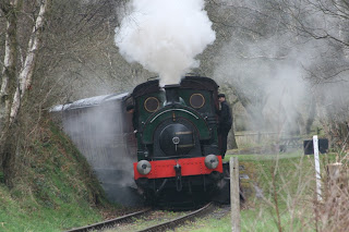 Cochrane leaving Causey Arch station