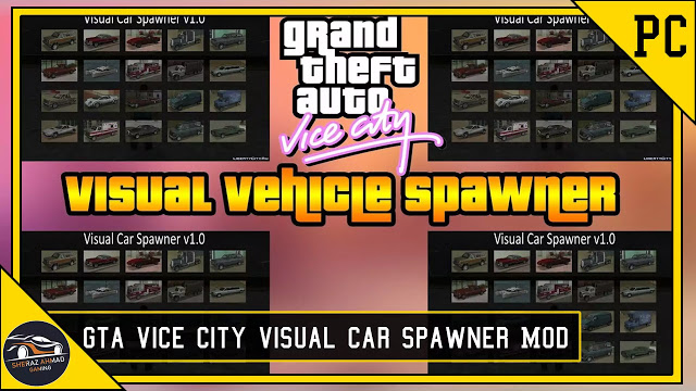 Visual Car Spawner For GTA Vice City  SherazAhmadGaming  Sheraz Ahmad