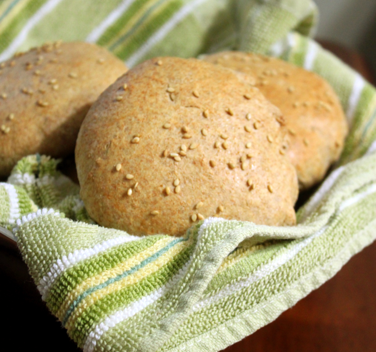 Confections from the Cody Kitchen Whole Wheat Hamburger Buns