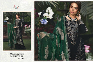 Shree Fab Mbroidered Vol 10 Pakistani Suits New Collection In Wholesale Rate 