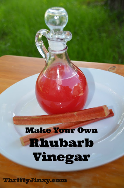 Homemade Rhubarb Vinegar Recipe