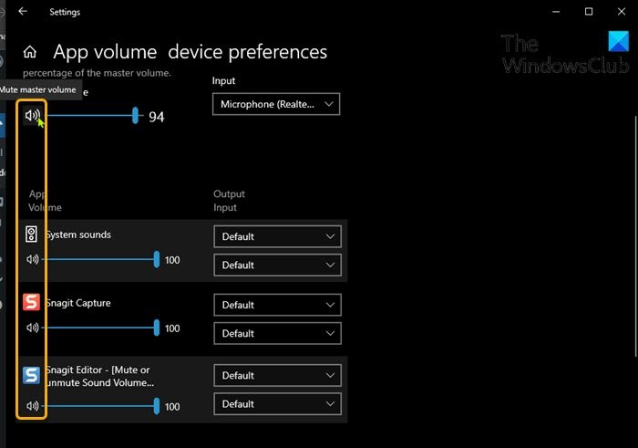 Silenciar o reactivar el volumen del sonido: opciones de sonido avanzadas