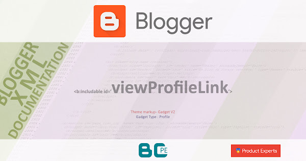 Blogger - viewProfileLink [Profile GV2 Markup]