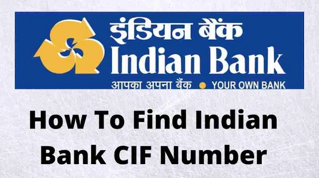 Indian bank cif number