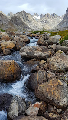 Image of Titcomb Basin A cascading creek in Upper Titcomb Basin of the Wind River Range in Wyoming, USA.