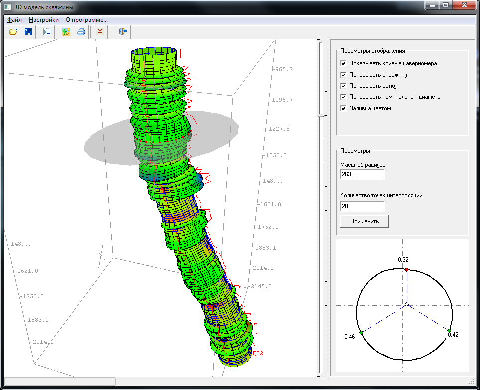 гидродинамическая модель нефтеносных пластов. скважина в разрезе. геофизика сейсморазведка. макет скважины. профилеметрия скважины.