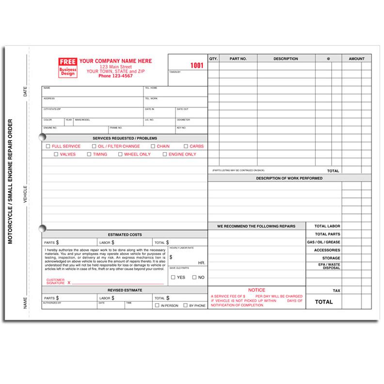 Motorcycle Invoice Invoice Template